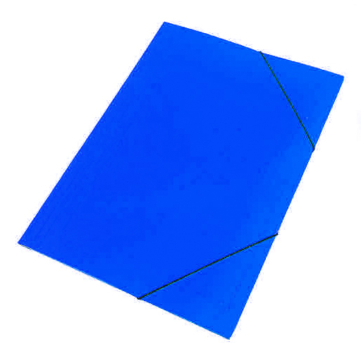 Carpeta nro 6 3 solapas azul 
