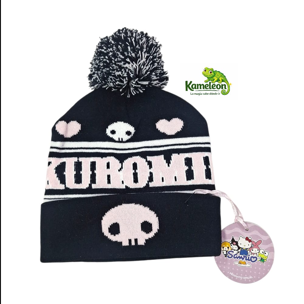 Gorro pompon kuromi