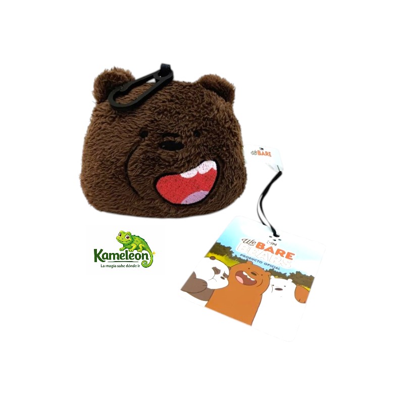 Llavero peluche oso pardo escandalosos