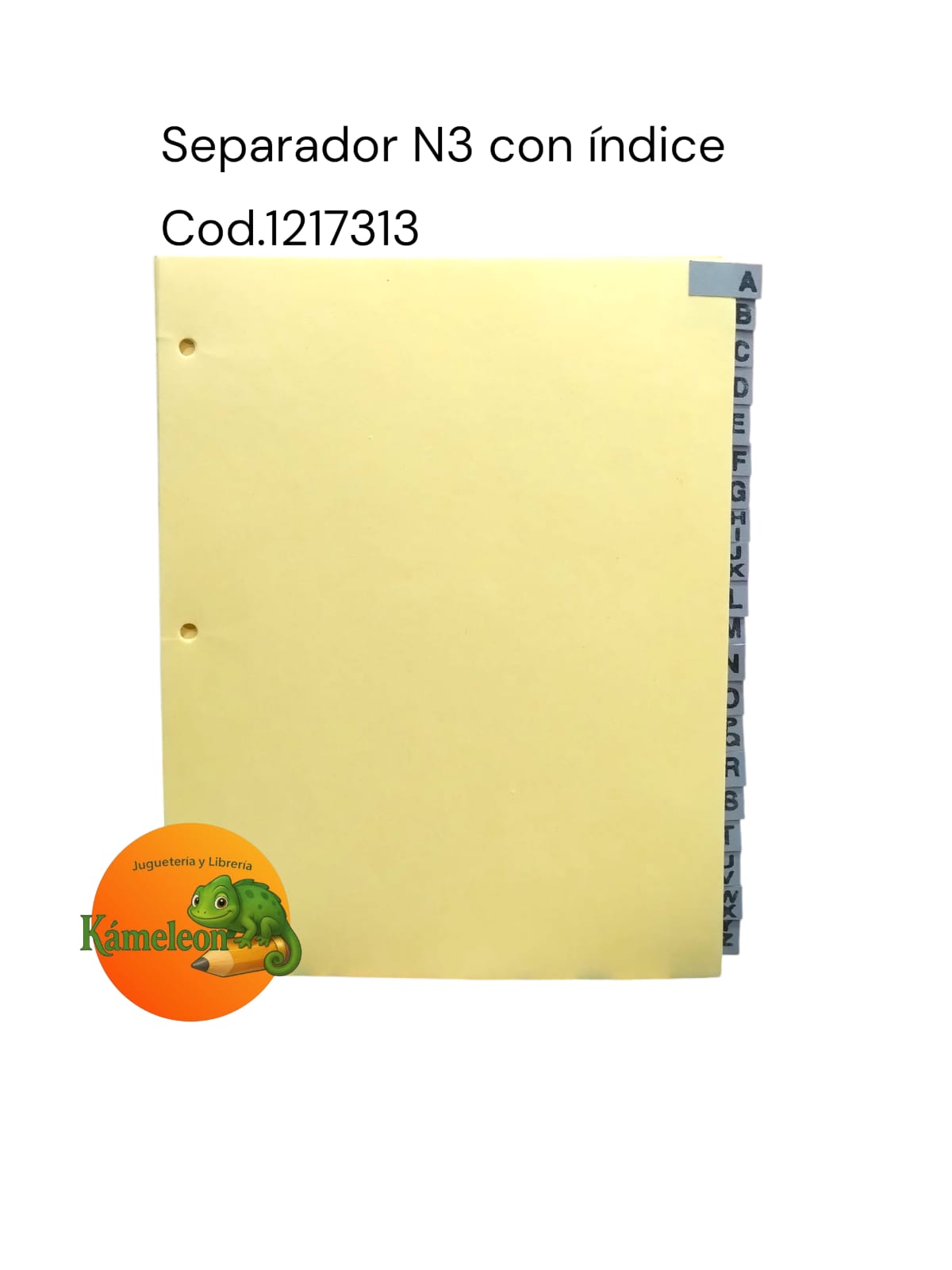 Indice separadores nepaco escolar a-z