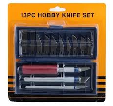 Cutter set 13 pc hobby knife set