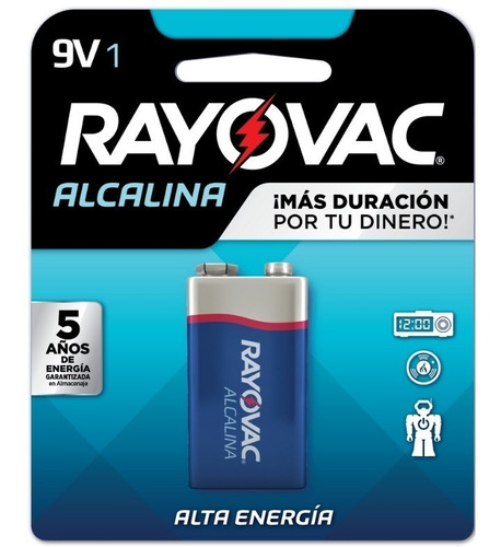 Bateria 9v rayovac