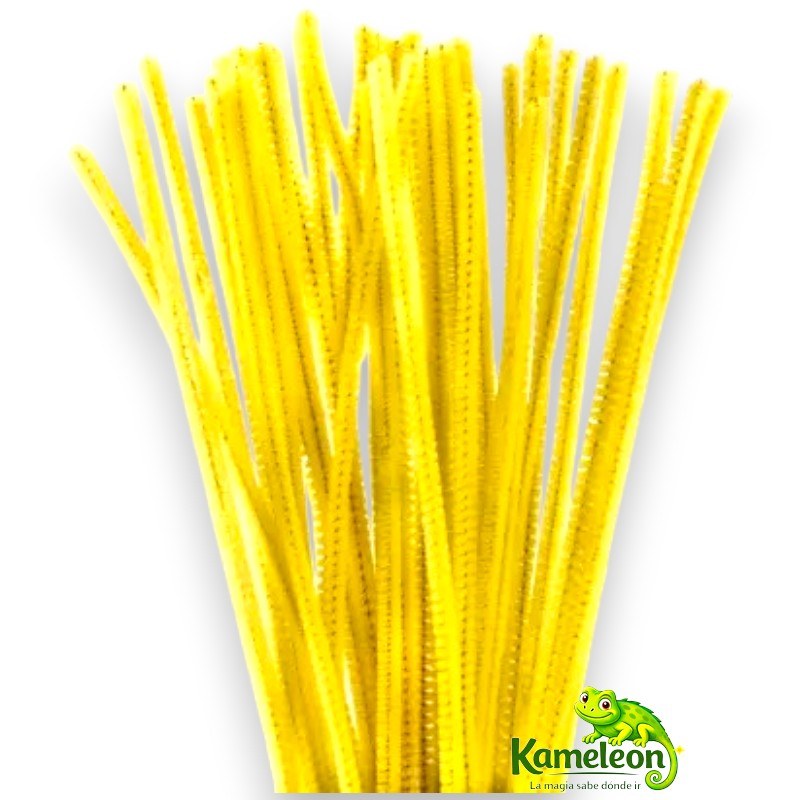 LIMPIAPIPA ASB OPACO AMARILLO 30CM.
