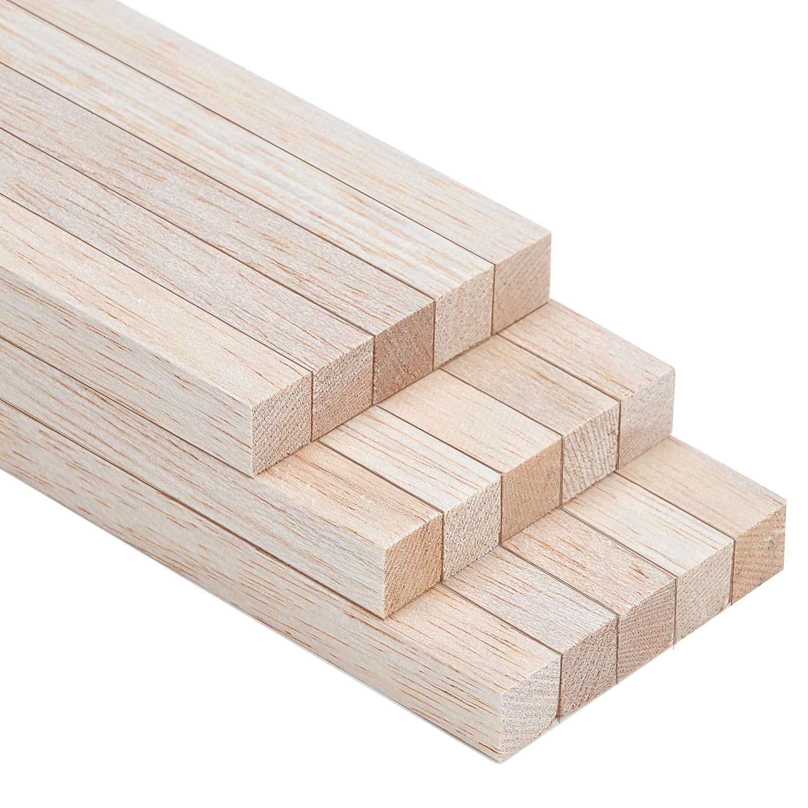 Varilla madera balsa x 1mt. de 5 x 5 mm.
