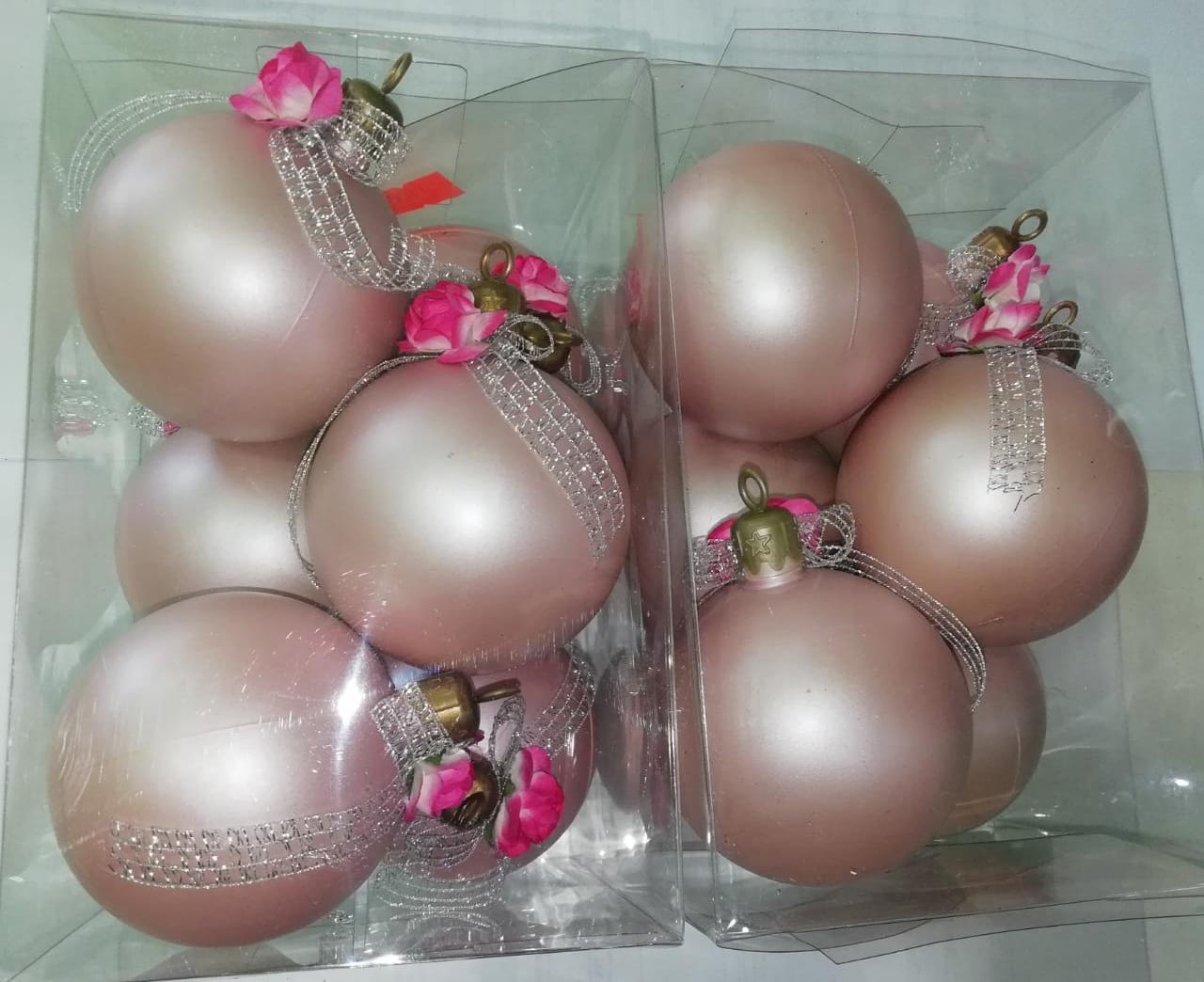 Set de bolas rosas