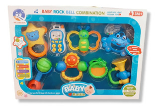 Baby rattle set de sonajeros x8 pcs