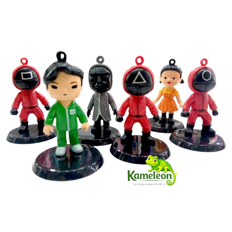 MUÑECOS JUEGO DEL CALAMAR 7CM.