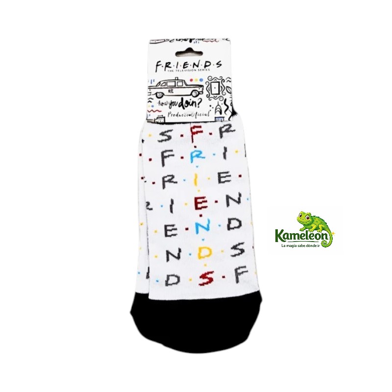 Medias cortas friends logo