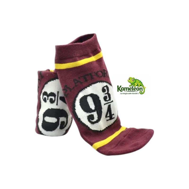 Medias cortas harry potter plataforma 9 3/4