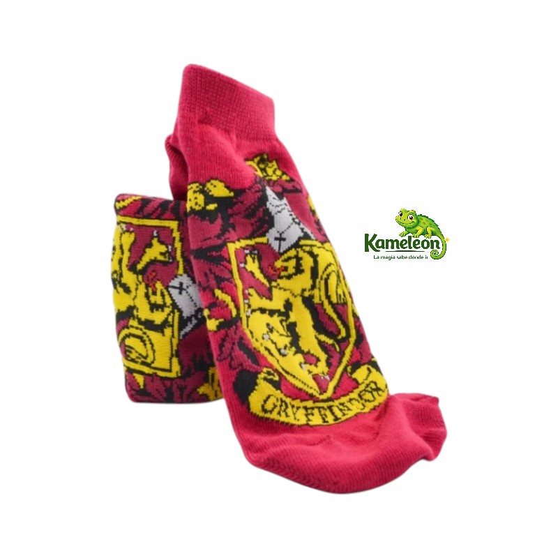 Medias cortas harry potter escudo gryffindor