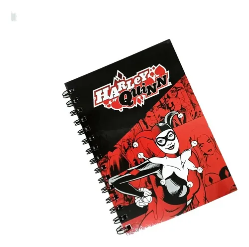 Cuaderno a5 anillado harley quinn 