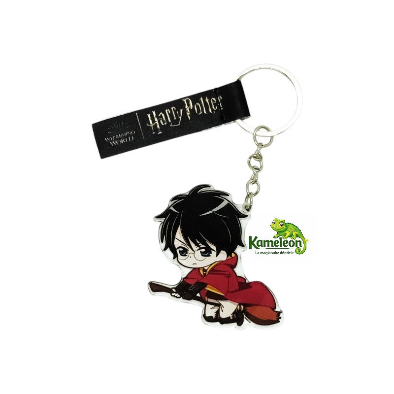 Llavero harry potter volando acrilico