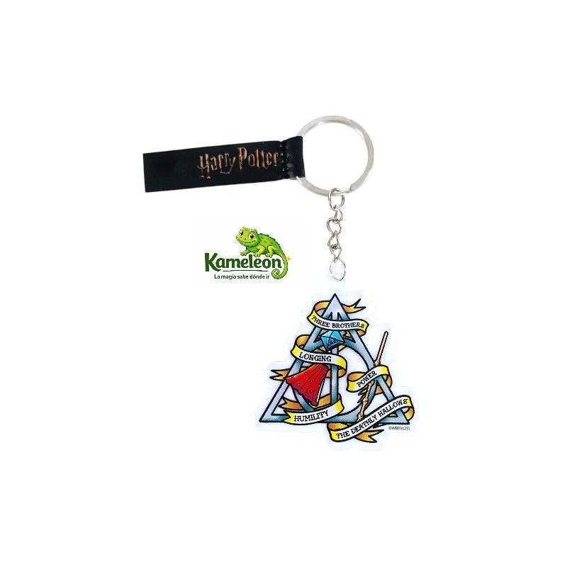 Llavero harry potter reliquias acrilico