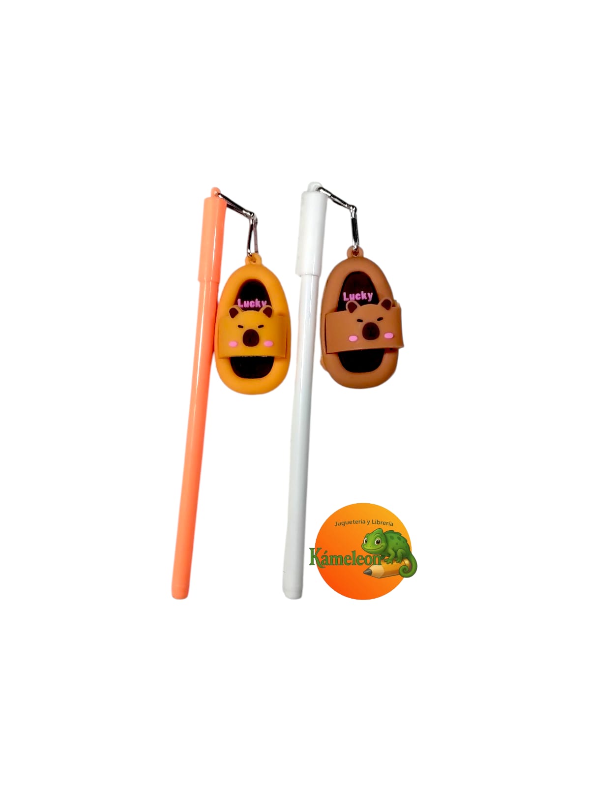 Lapicera mp boligrafo  gel capibara chancla 