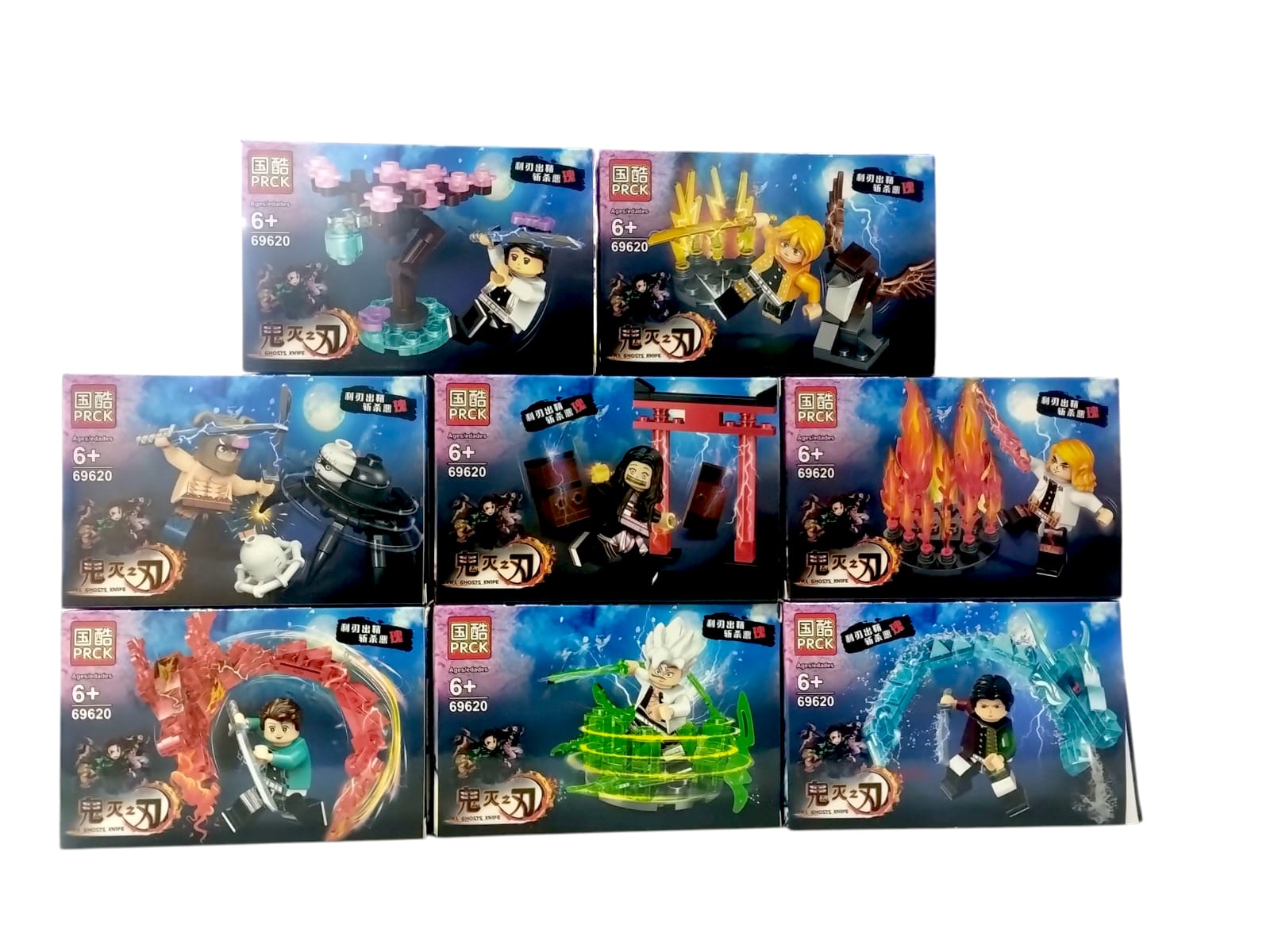 Bloques demons slayers tipo lego