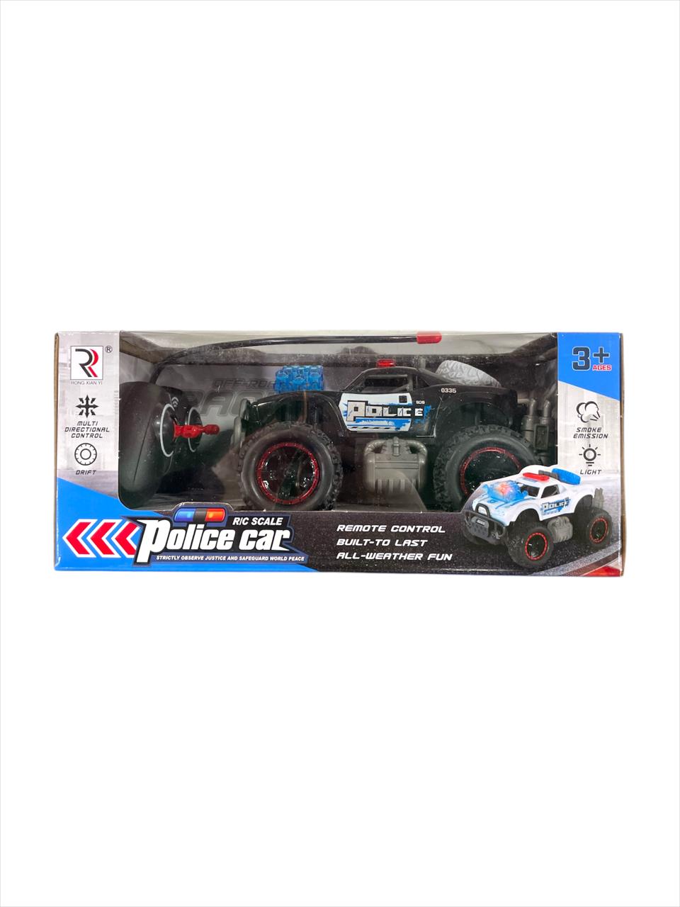 Auto radio control police car luz y sonido