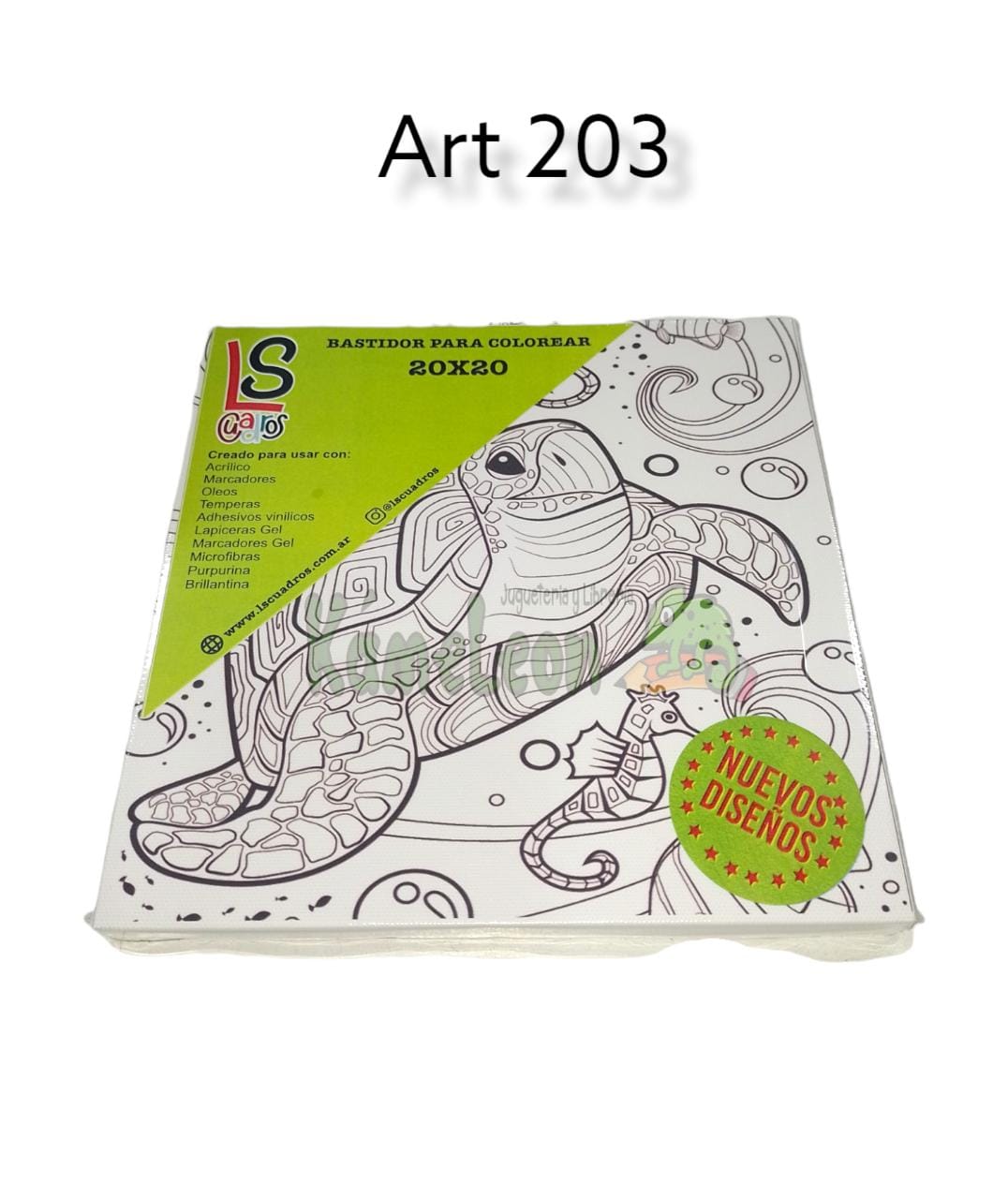 Bastidor 20x20 tortuga marina 