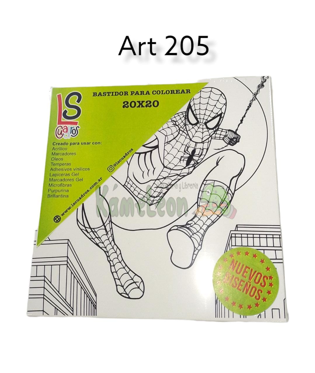 Bastidor 20x20 spiderman 