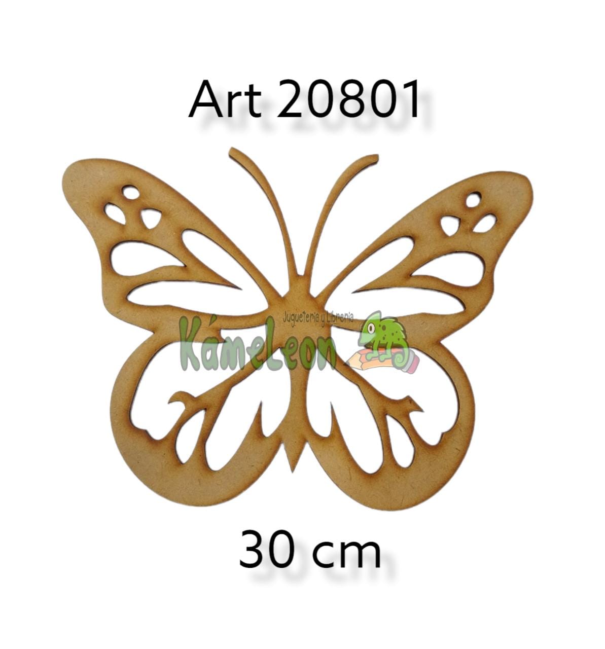 Figura mariposa redonda 30cm 