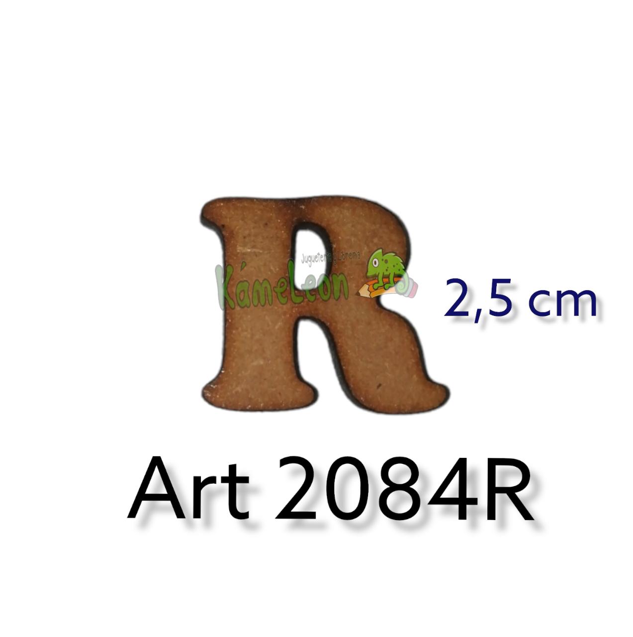 Letra 2.5 cm r 