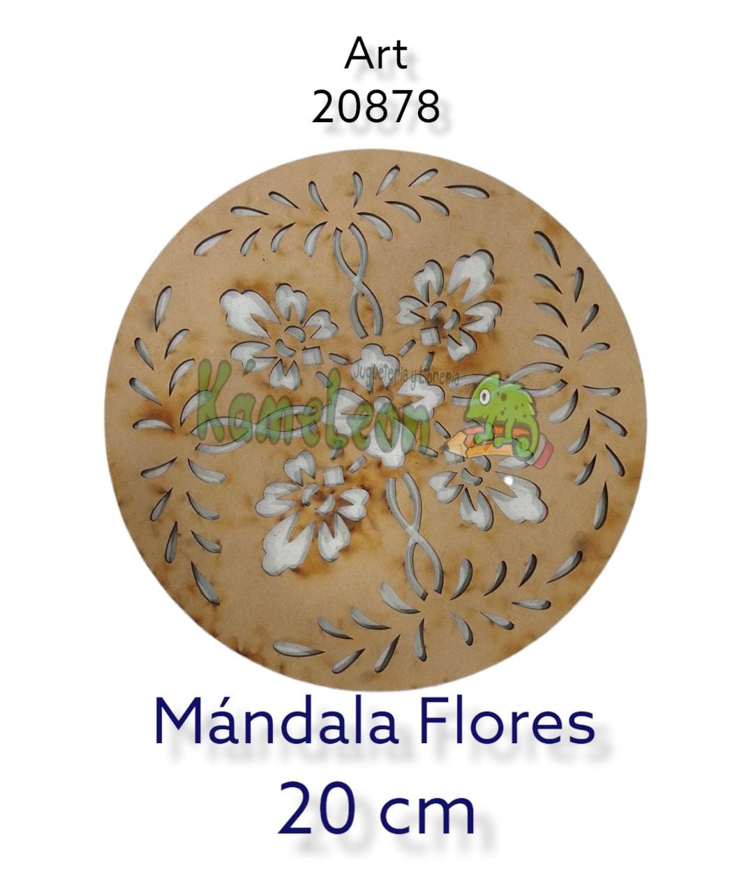 Mandala flores  20cm 