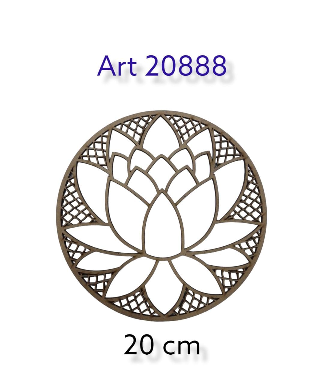 Mandala flor de liz 20cm 