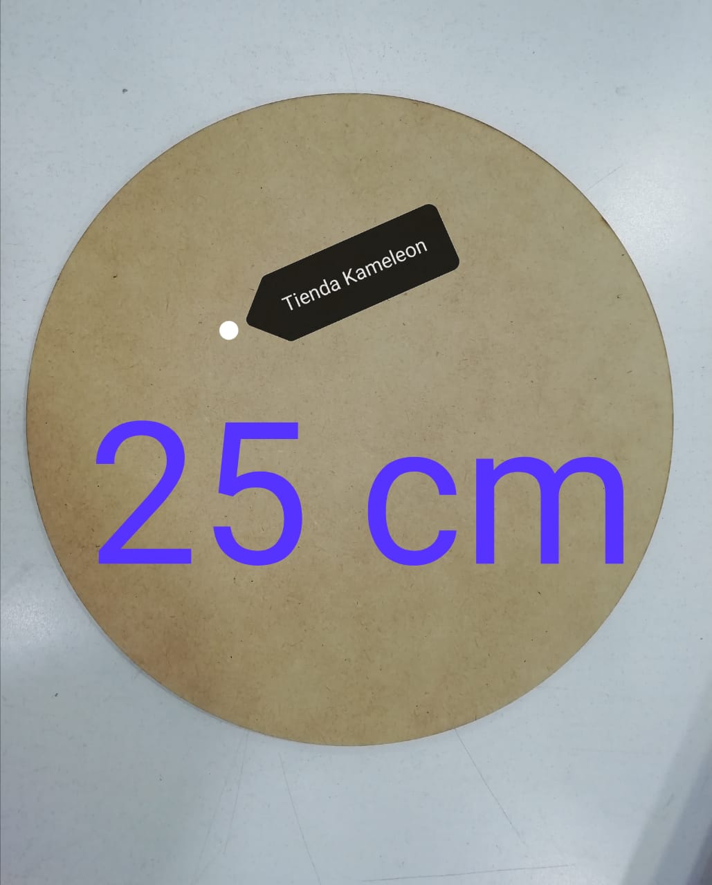 Placa circular 25cm 