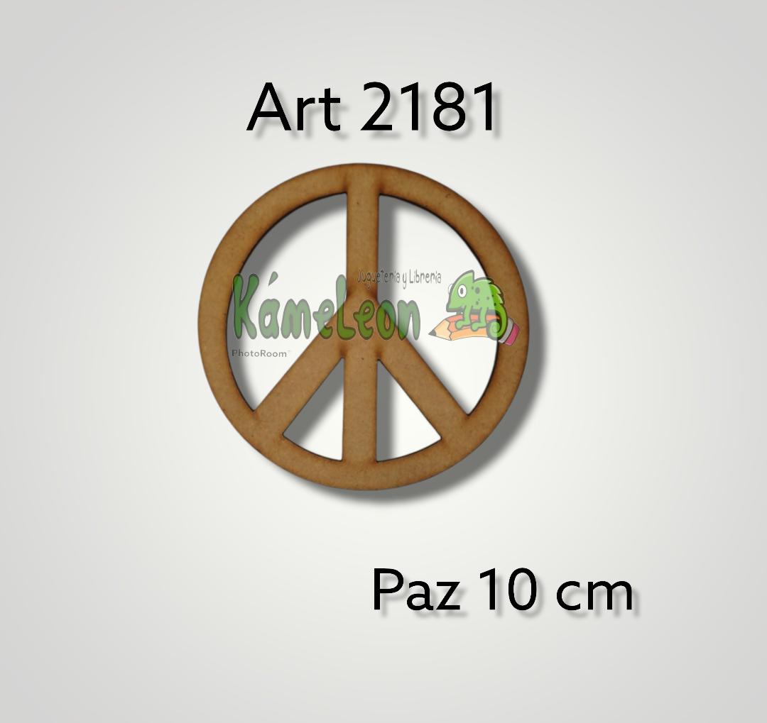 Simbolo de paz 10 cm