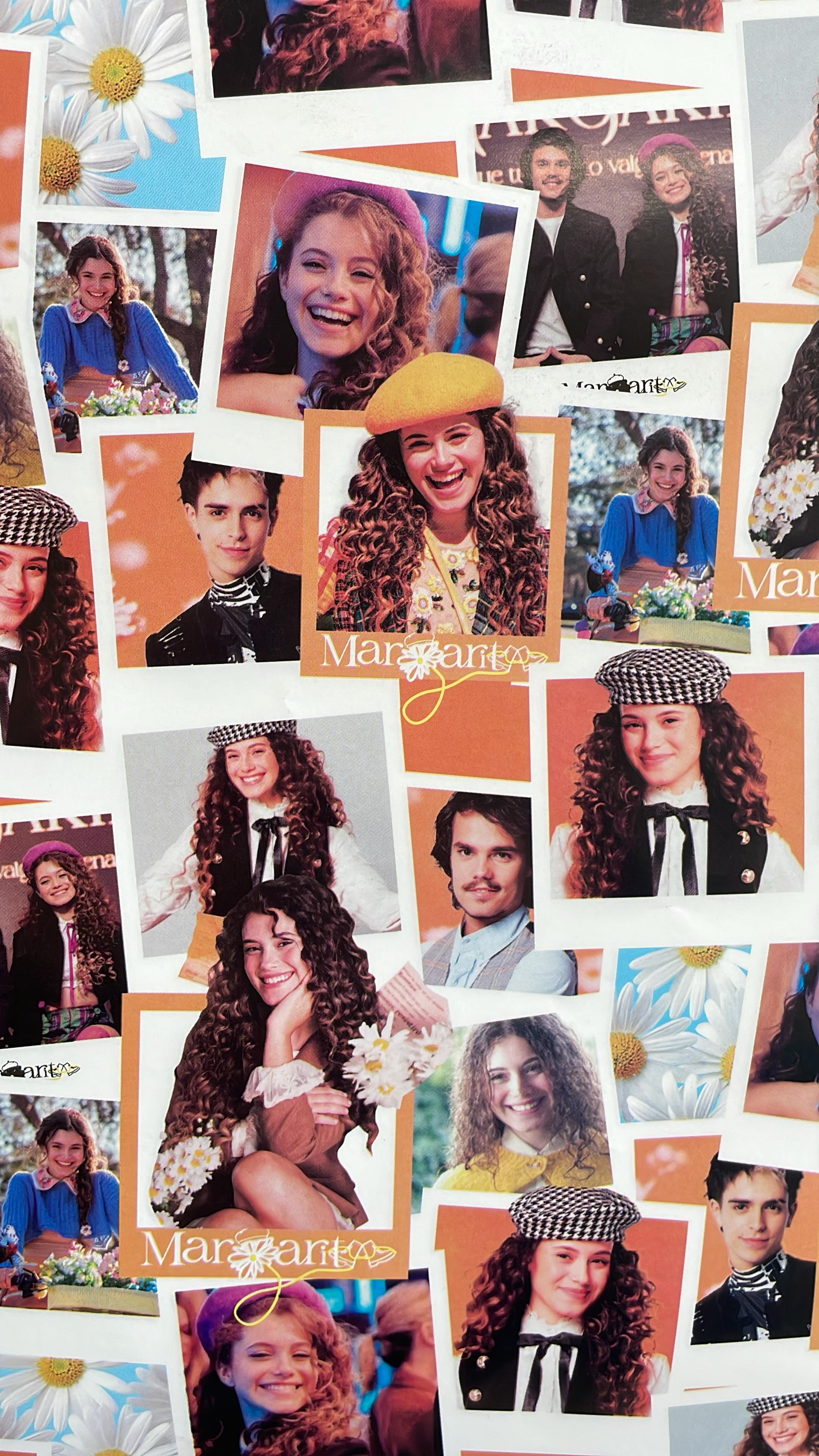 Papel de forrar ilustracion margarita