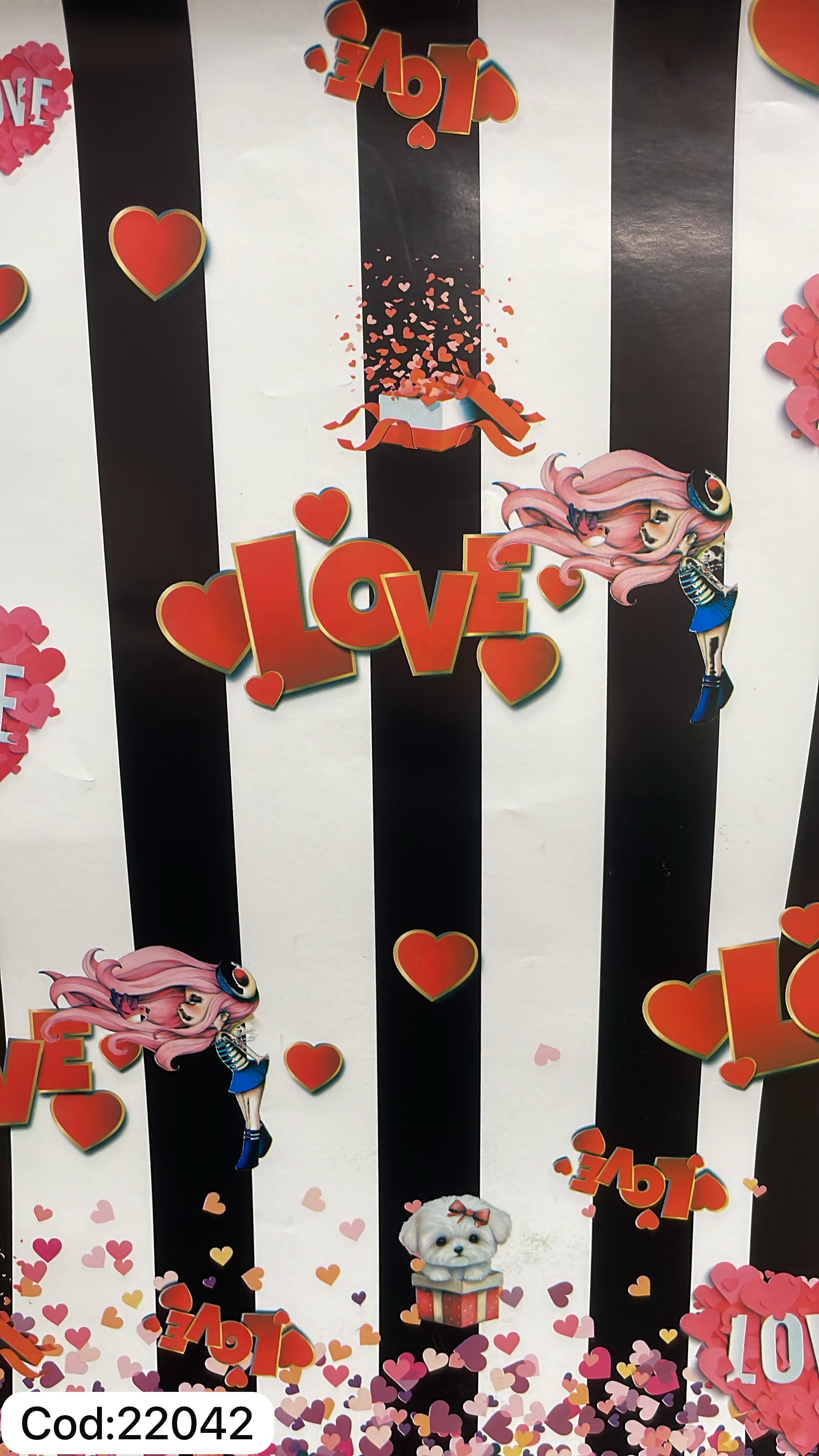 Papel de forrar ilustracion love