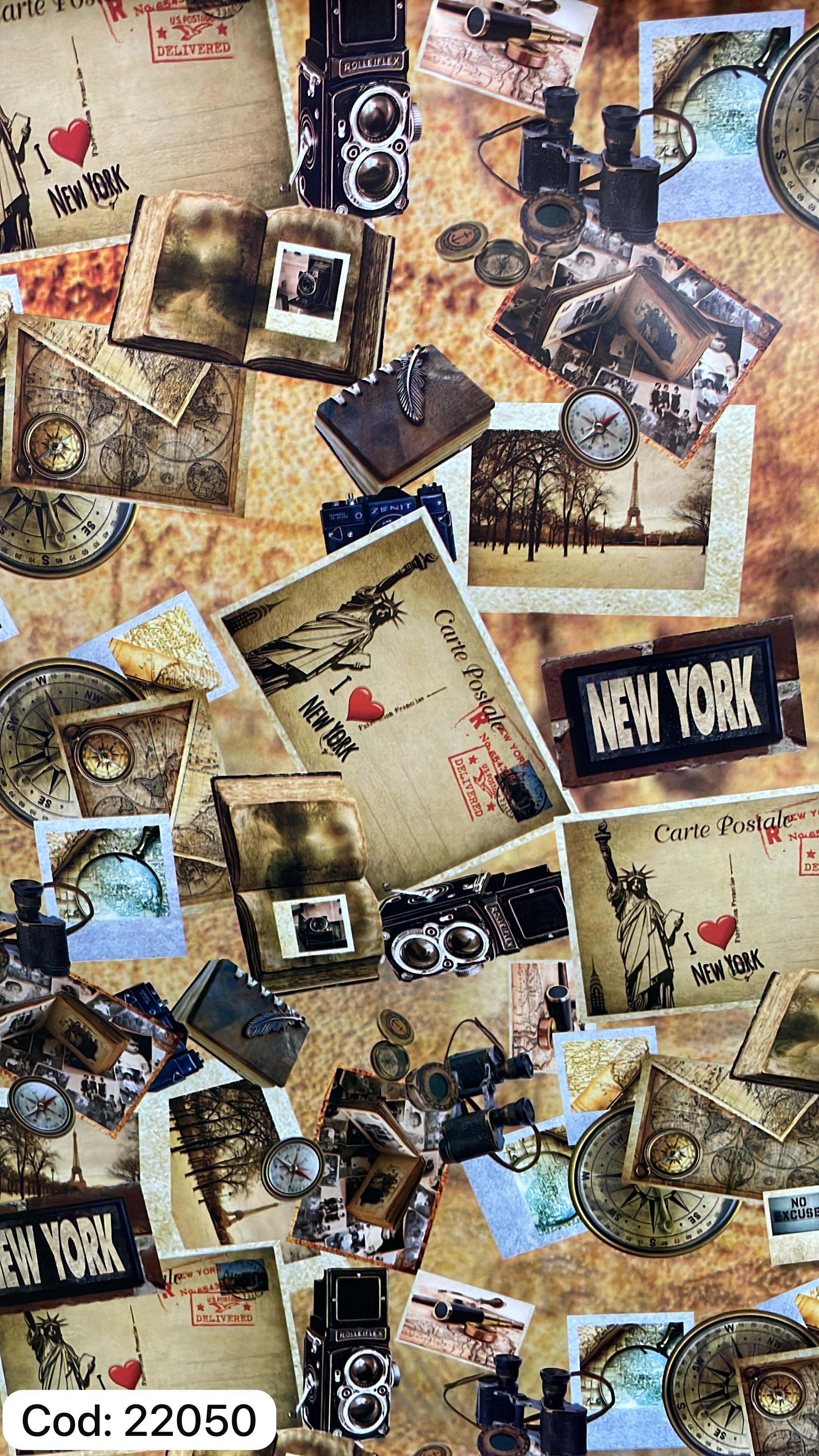 Papel de regalo ilustracion fotografia antigua