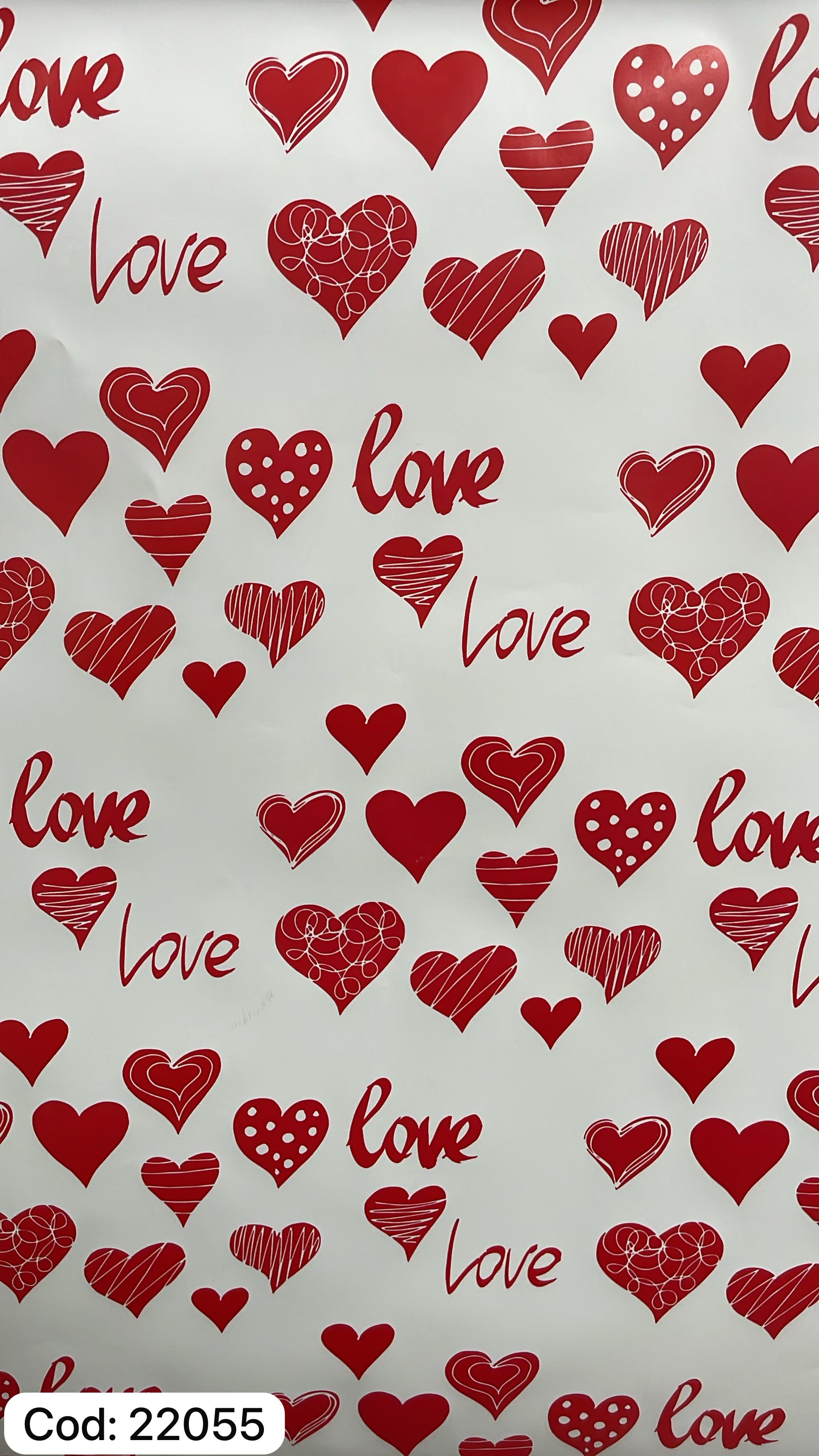 Papel de regalo ilustracion love love love