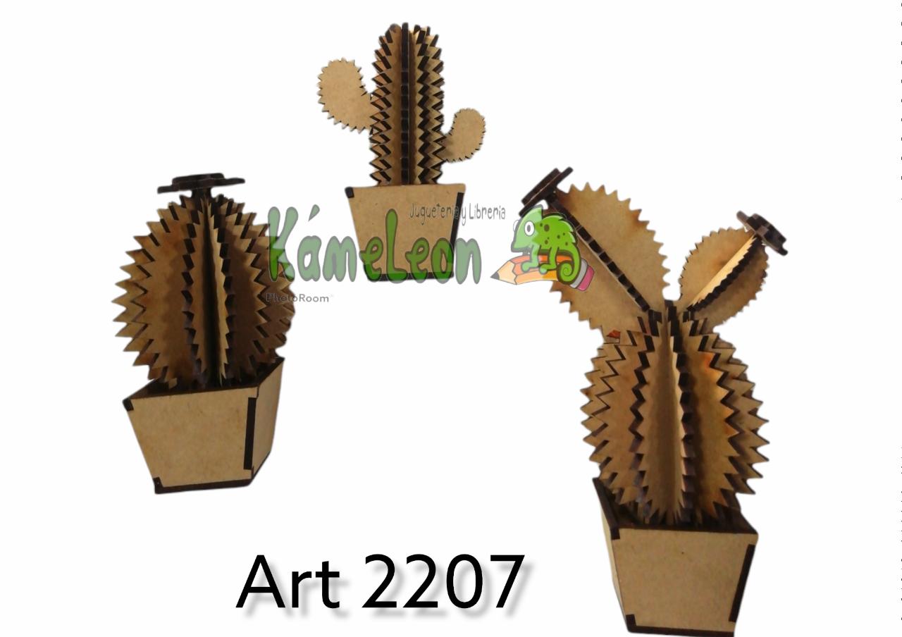 Cactus 3d 2 brazos