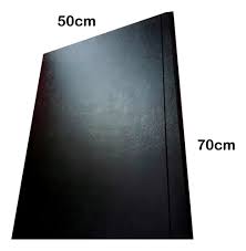 Carpeta fibracap fibra negra lomo 50 x 70  - 100814