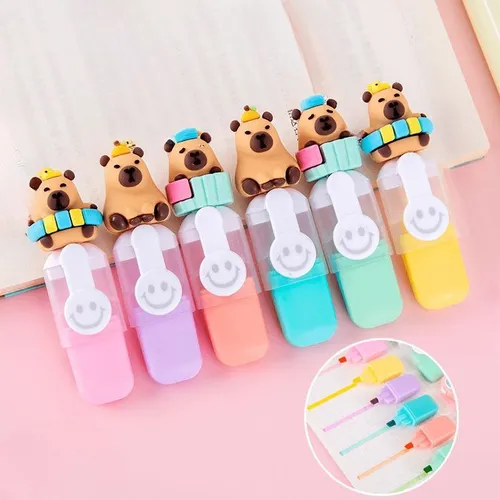 Resaltador mp pastel capibara 