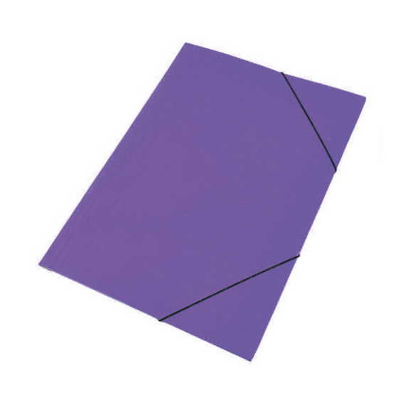 Carpeta oficio 3 solapas violeta