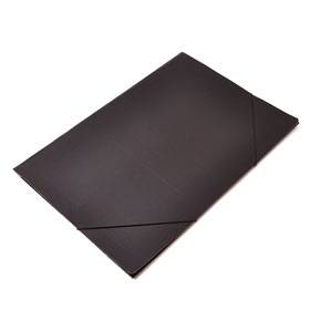 Carpeta n6 tres solapas negra