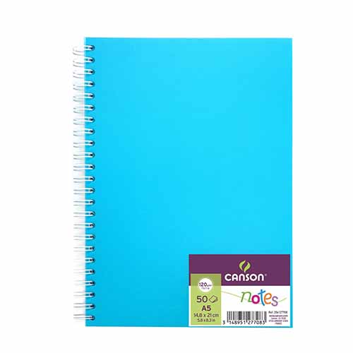 Cuaderno albun notes 50hj. 120g. a5 azul
