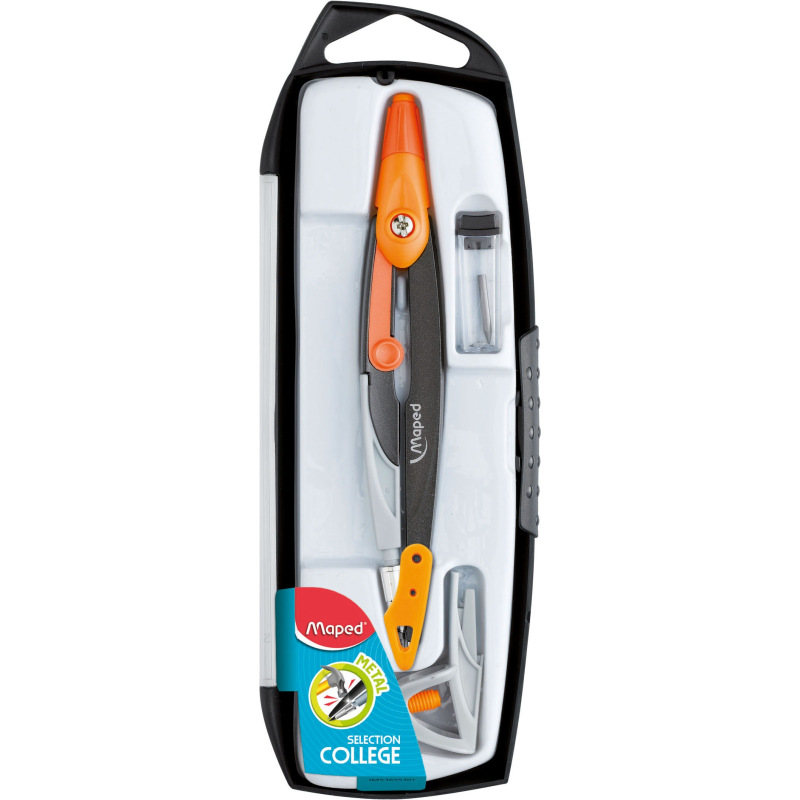 Compas maped metal open con portamina