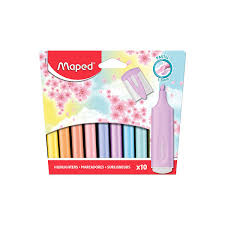 Set de resaltadores maped pastel x10