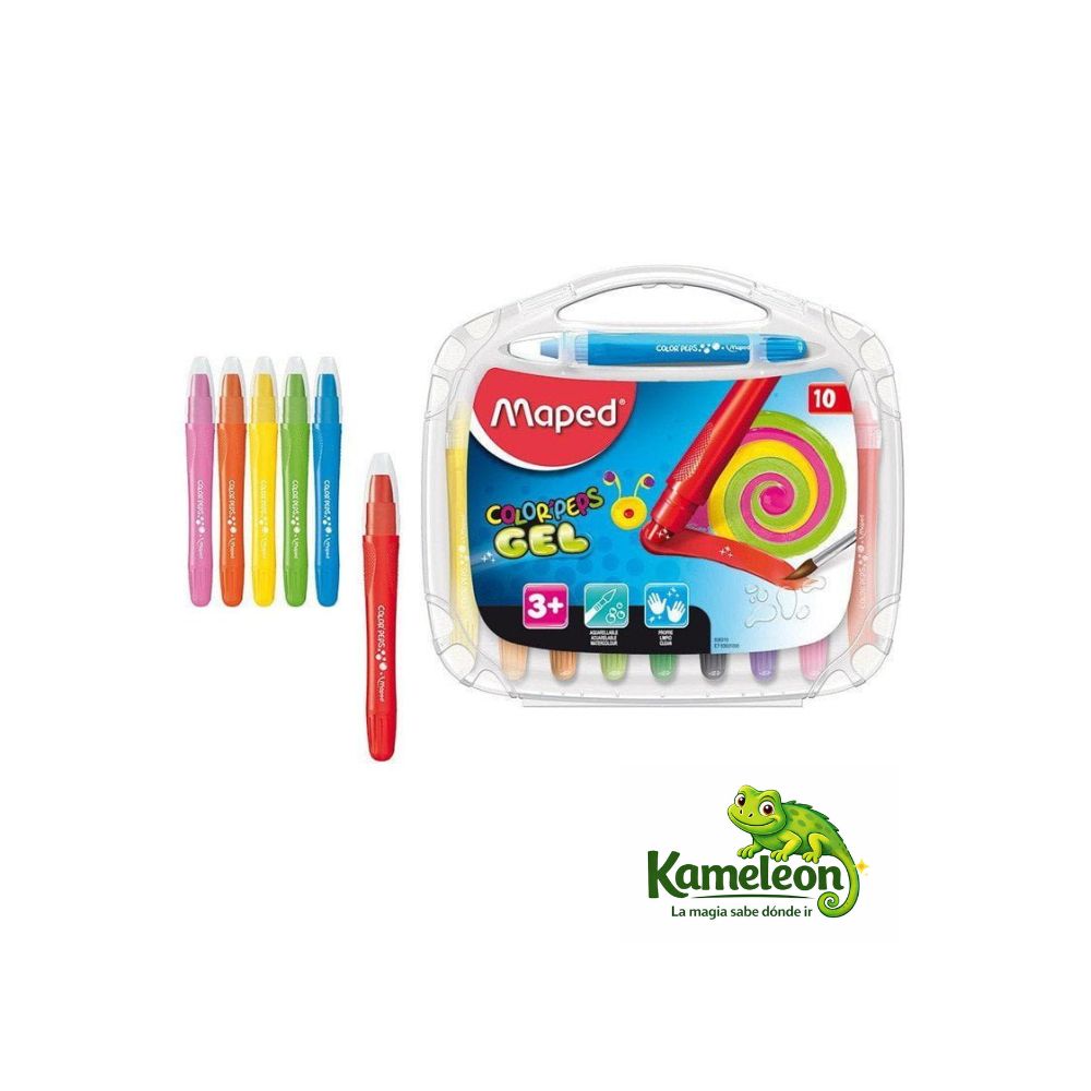 Crayones maped color peps gel x 10