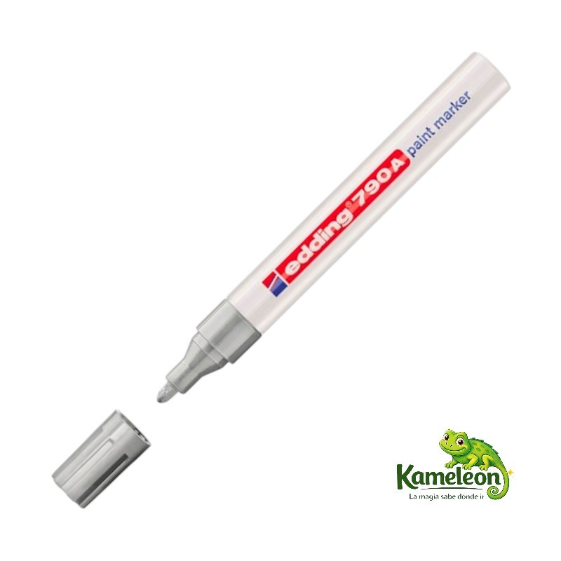 Marcador edding 790a plata