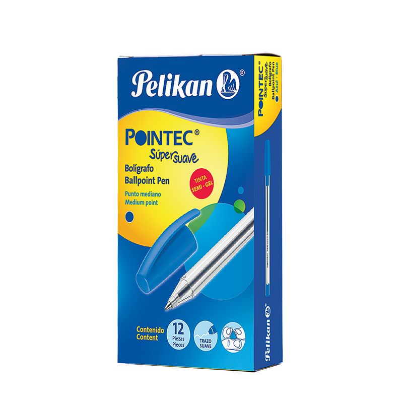 Lapiceras pelikan pointec azul x caja