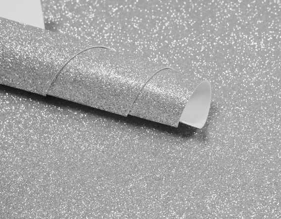 Goma eva glitter  plata 40 cm x 60 cm