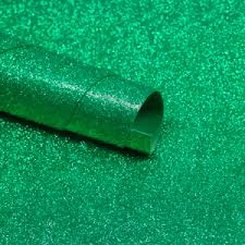 Goma eva gibre verde con brillo 