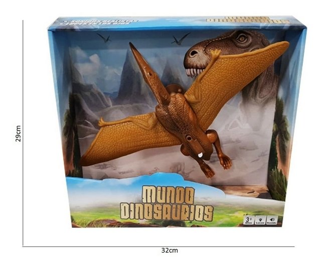 Dinosaurio volador mueve las alas c/luz y sonido