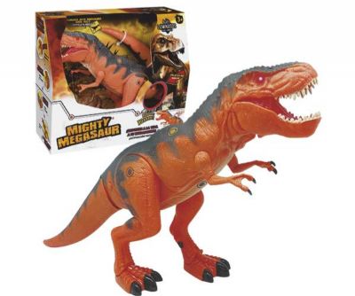 Dinosaurio t rex interactico - grande c/luz y sonido