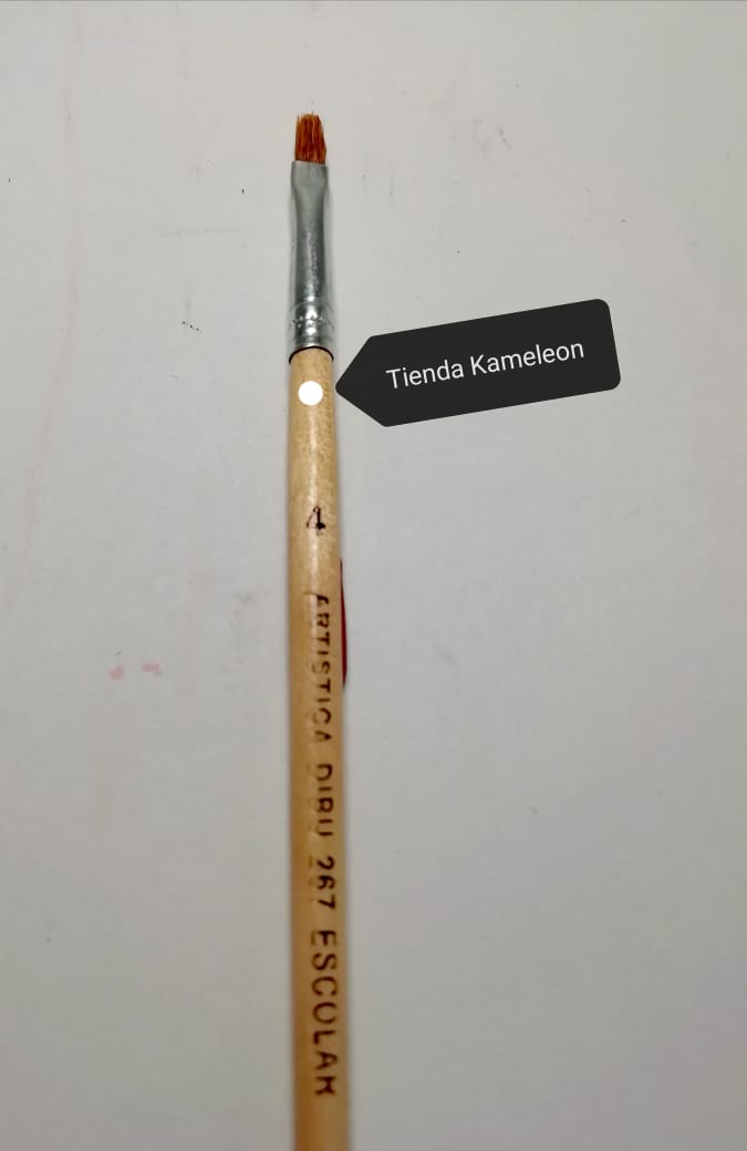 Pincel escolar chato ad 4 