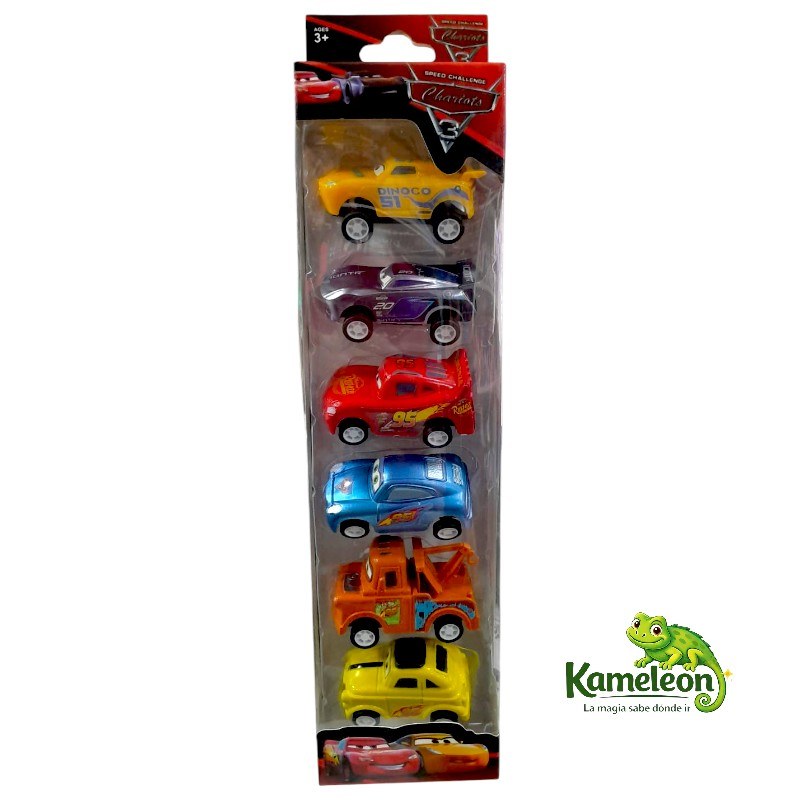 SET DE AUTOS CARS X6