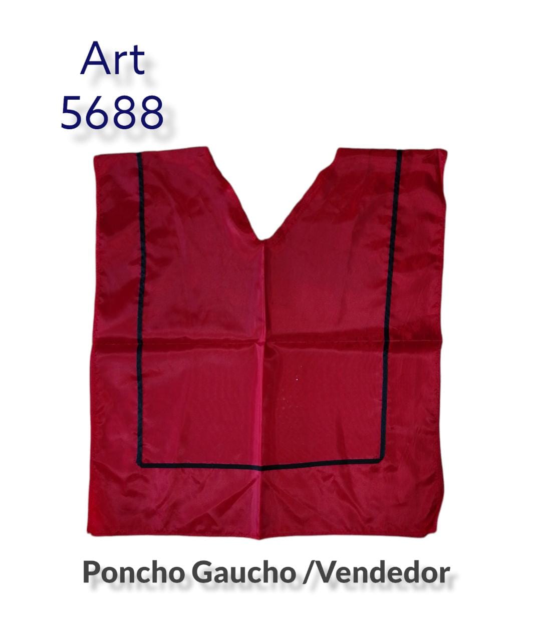 Poncho gaucho / vendedor tafeta 